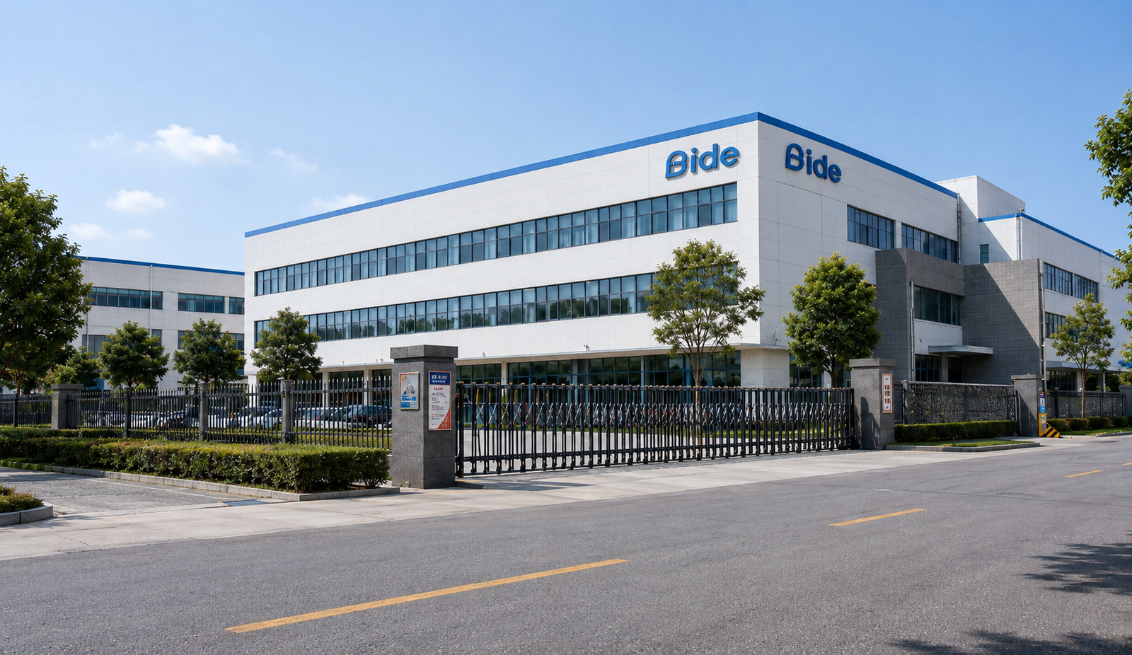 Bide Technology facility overview for manufacturing and supply communication